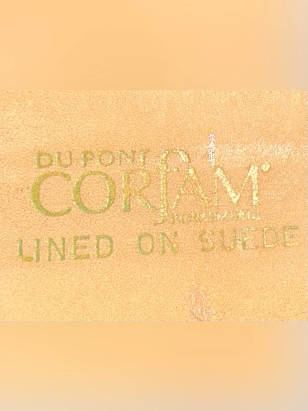 🪎Vintage DuPont Corfam Two-Tone Wide Belt Lined in Suede – Size 32